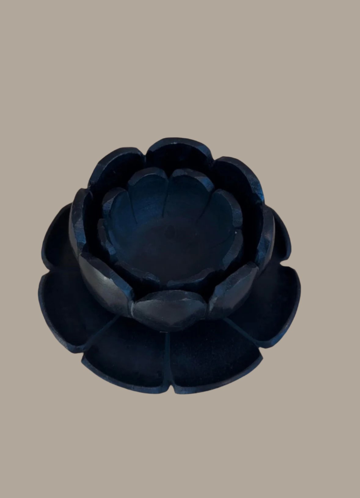 Soapstone tealight holder