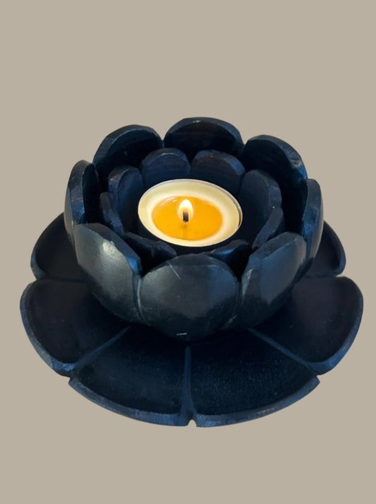 Soapstone tealight holder